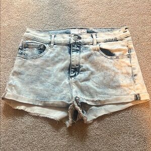High Waisted Denim Shorts